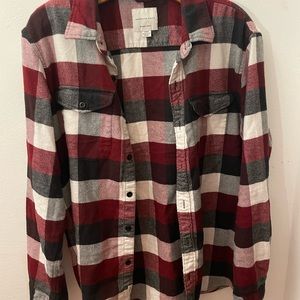 Mens Medium American Eagle Flannel